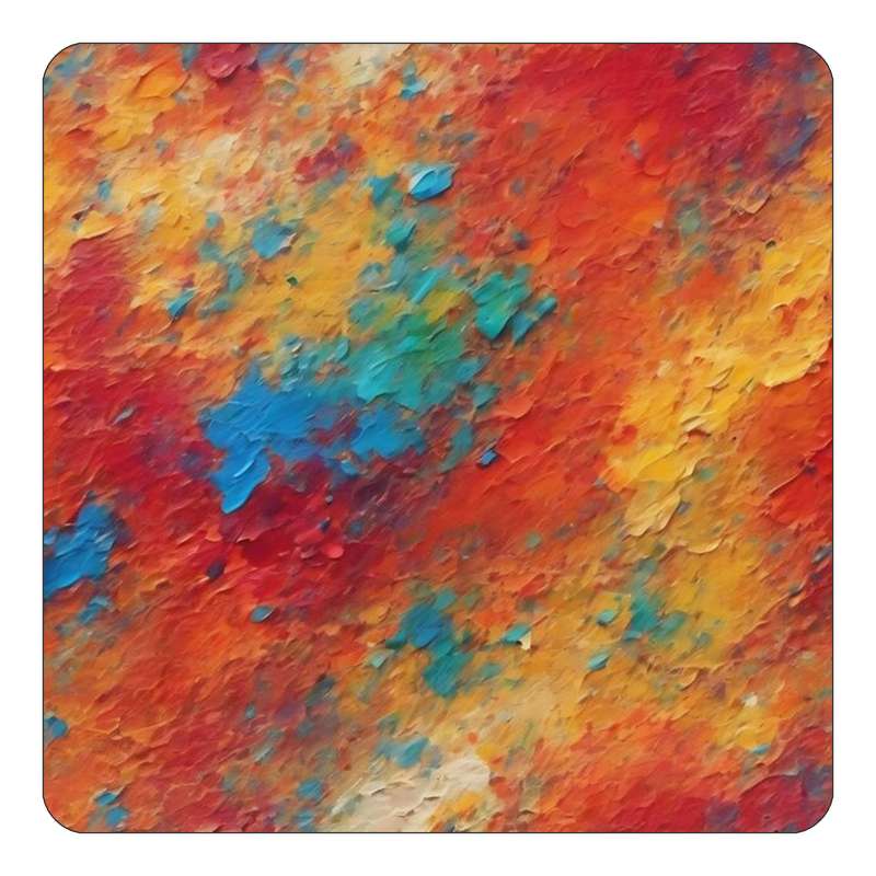 مگنت کاکتی طرح نقاشی رنگ روغن مدل mp69458