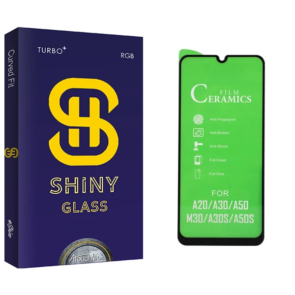 محافظ صفحه نمایش آتوچبو مدل Shiny Glass مناسب برای گوشی موبایل سامسونگ Galaxy A20