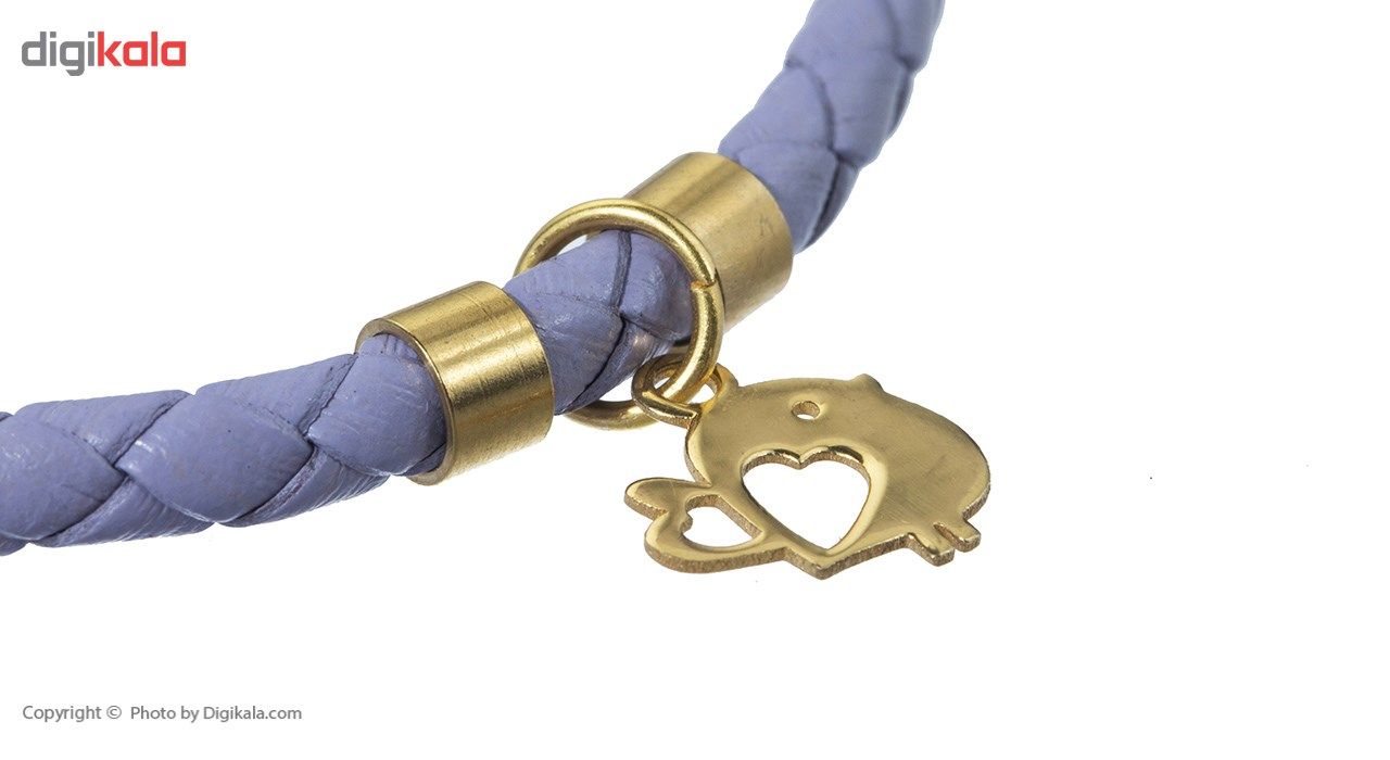 دستبند طلا 18 عیار زنانه رزا مدل BW154 -  - 4