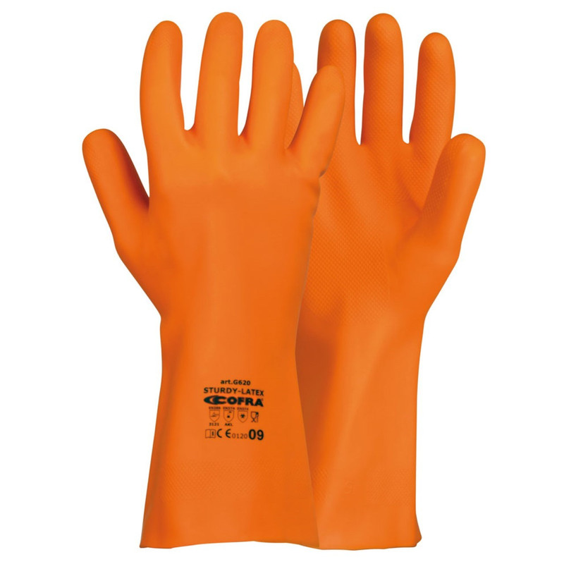 دستکش ایمنی کفرا ضد اسید مدل STURDY-LATEX دستکش ایمنی کفرا ضد اسید مدل STURDY-LATEX