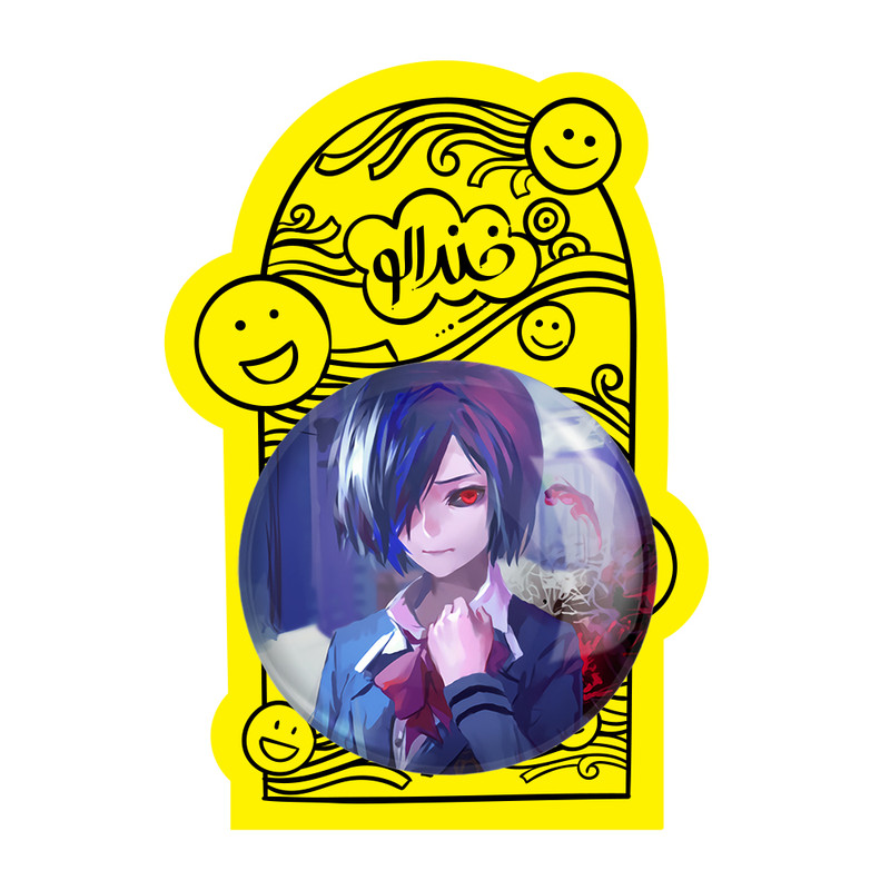 آینه جیبی خندالو طرح اوتا انیمه توکیو غول Tokyo Ghoul مدل تاشو کد 11875 آینه جیبی خندالو طرح اوتا انیمه توکیو غول Tokyo Ghoul مدل تاشو کد 11875