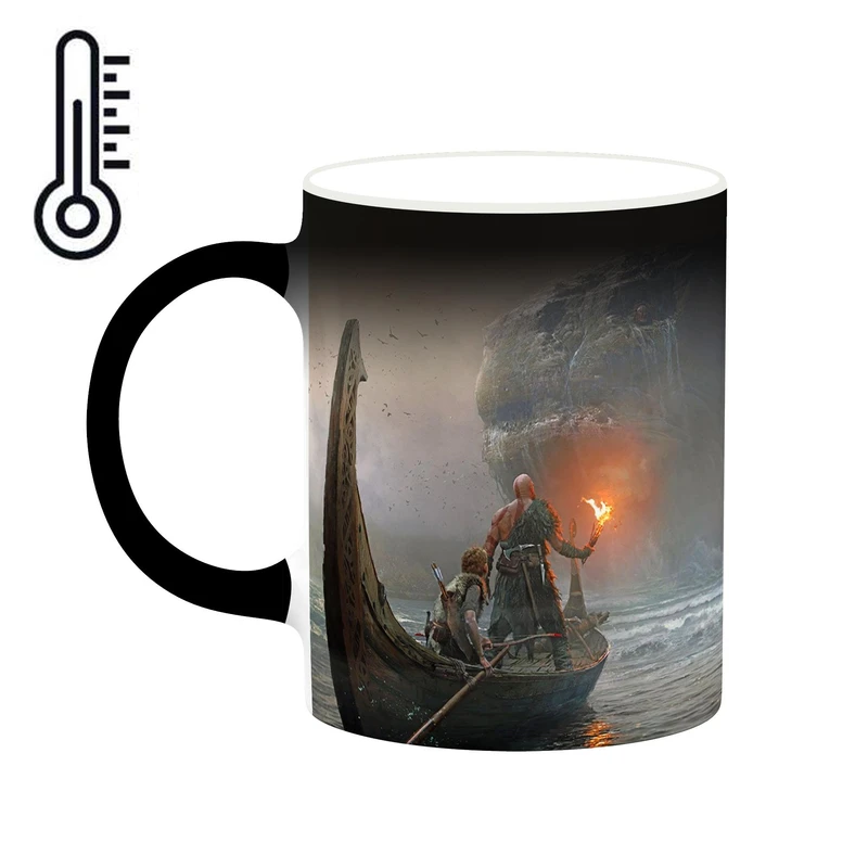 ماگ حرارتی کاکتی طرح گاد آف وار God Of War مدل mgh40602