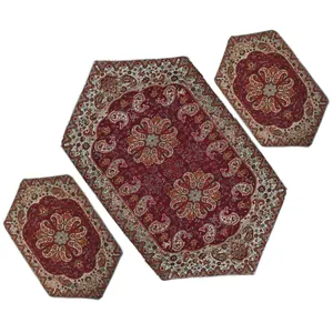 ست سه تکه رومیزی مدل نسترن کد ZRM3-3