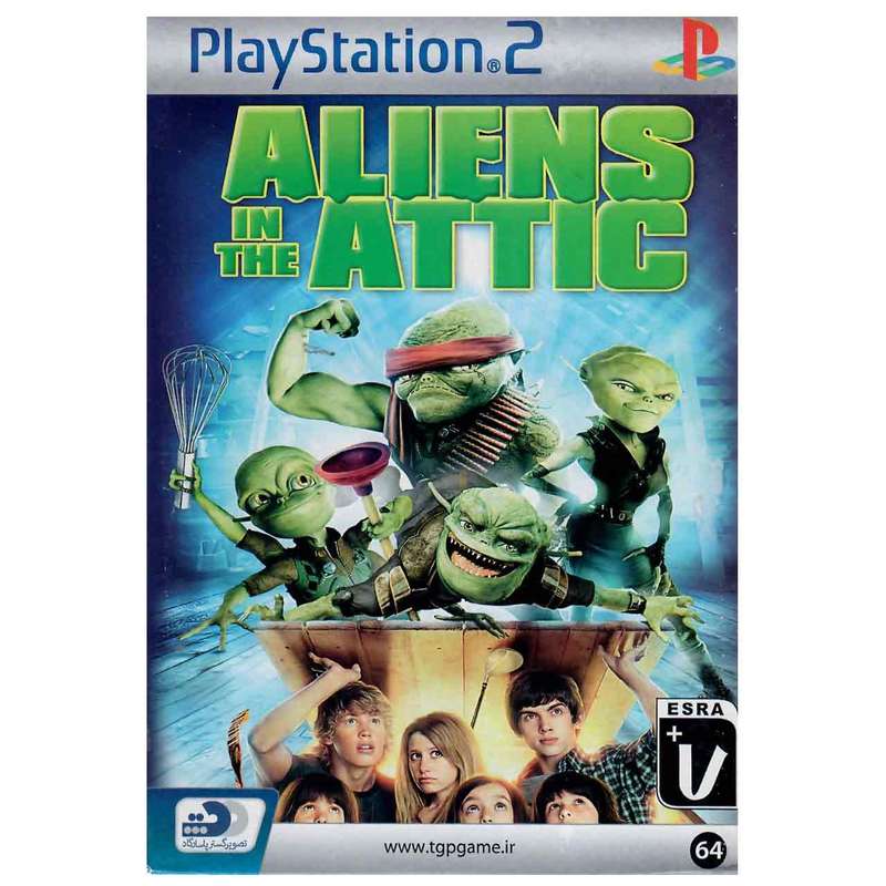 بازی Aliens In The Attic مخصوص PS2 بازی Aliens In The Attic مخصوص PS2
