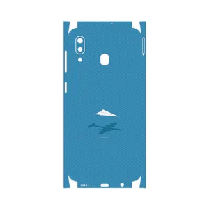 MAHOOT Minimal Paper Airplane-FullSkin Cover Sticker for Samsung Galaxy A20