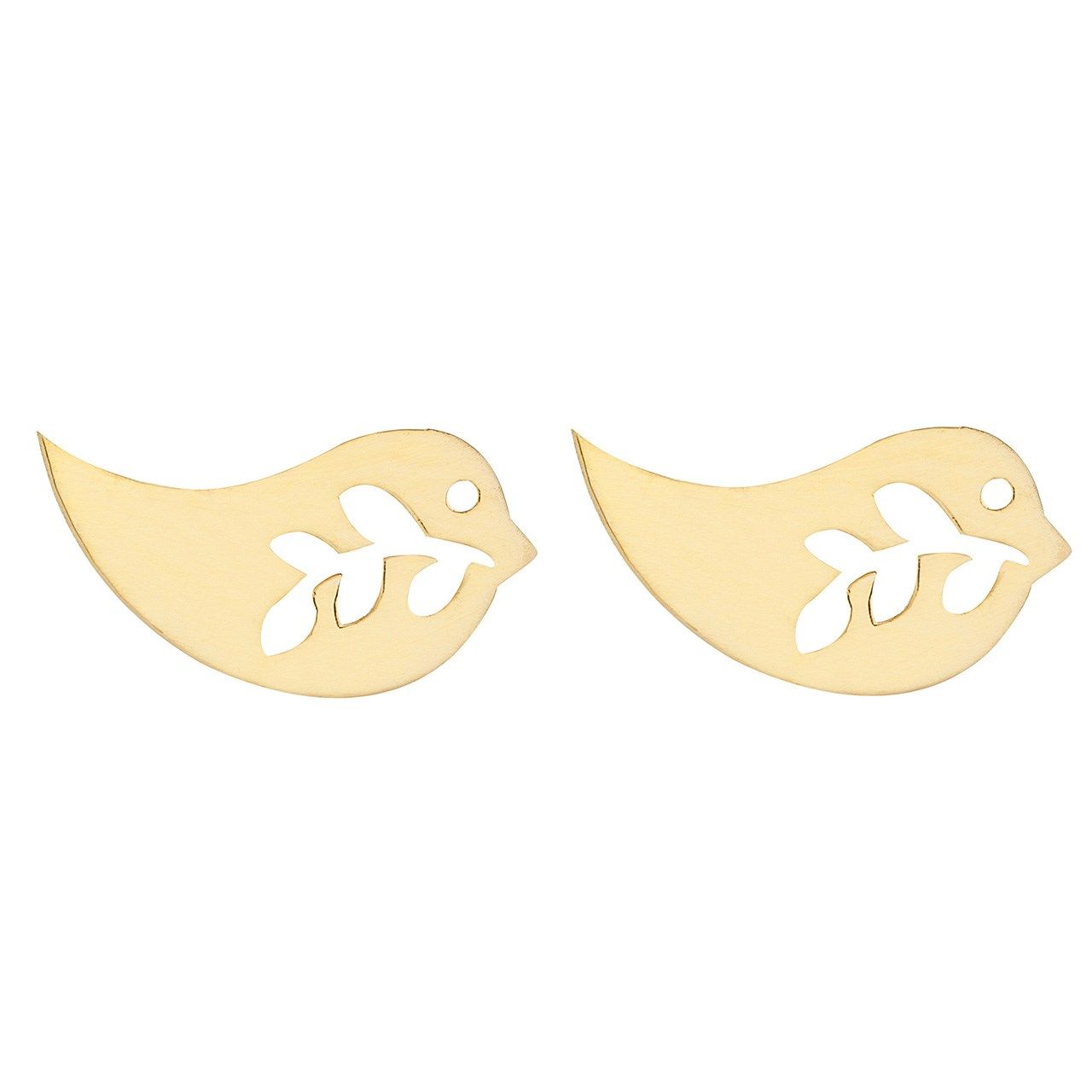 گوشواره طلا 18 عیار ماهک مدل ME0638 - - 1