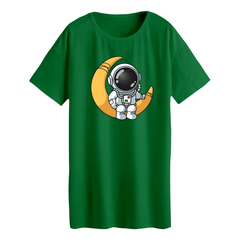 تی شرت لانگ زنانه مدل فضانورد کد ۱۶