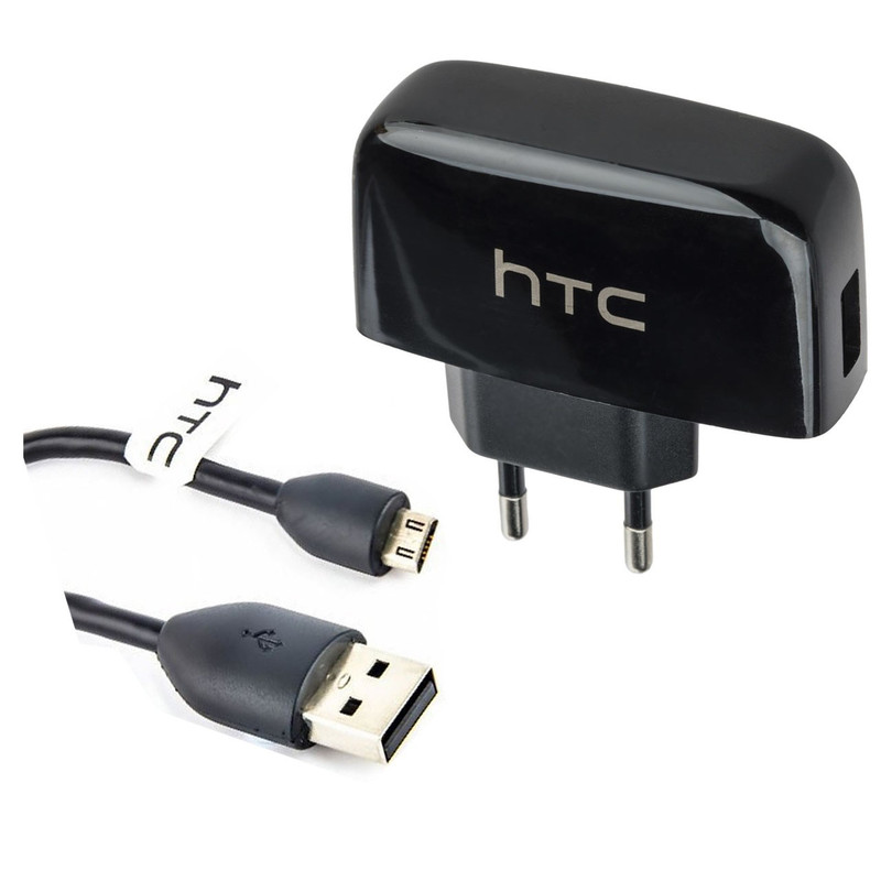 شارژر دیواری اچ تی سی مدل TC P450-EU همراه با کابل Microusb