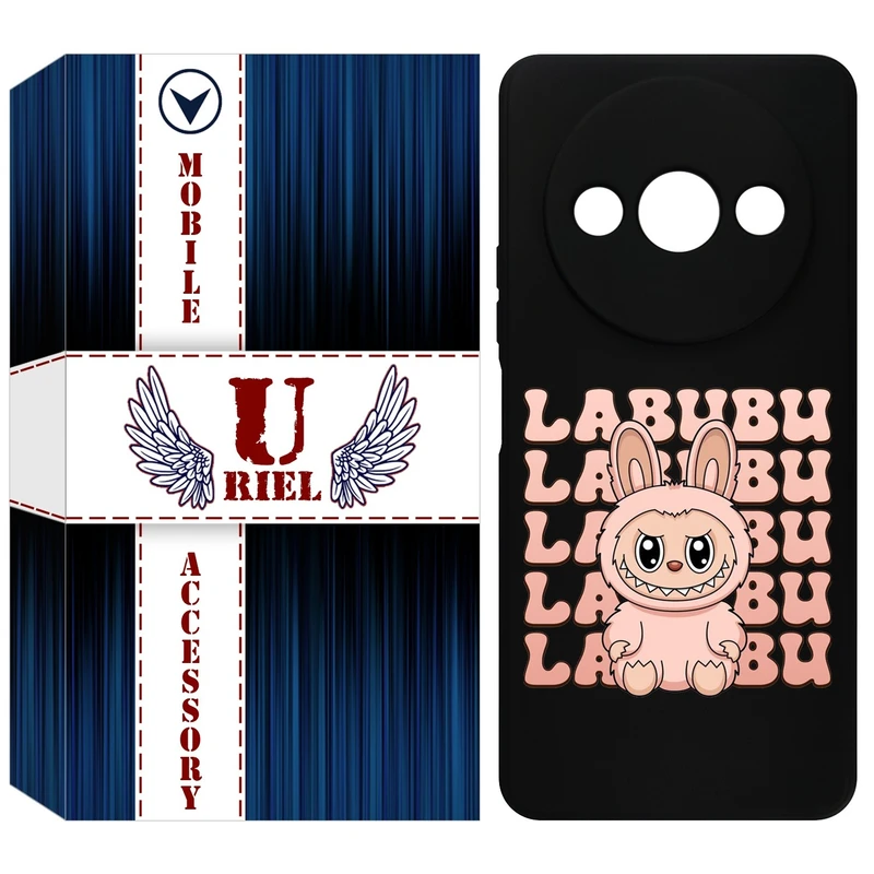 کاور یوریل قاب مدل KSH کد 133 طرح عروسک لبوبو مناسب برای گوشی موبایل شیائومی Redmi A3 / A3x