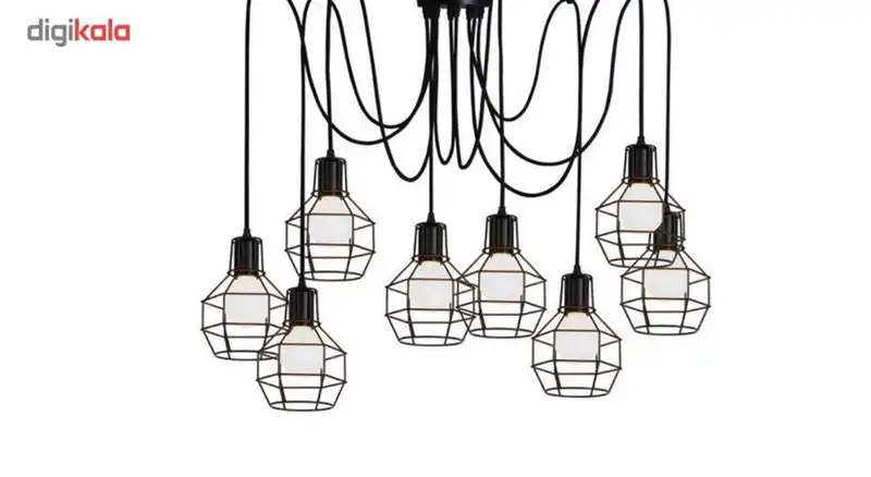 چراغ آویز 8 شعله آرتا کد 198/8