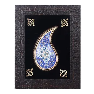 تابلو مینا کاری پرنیان مدل اعلاء طرح بته جقه