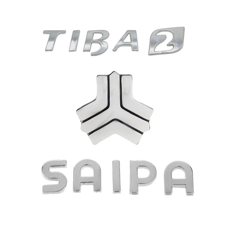 آرم صندوق عقب خودرو قطعه سازان کبیر مدل ARM-TIBA2-586 مناسب برای تیبا 2 مجموعه 3 عددی