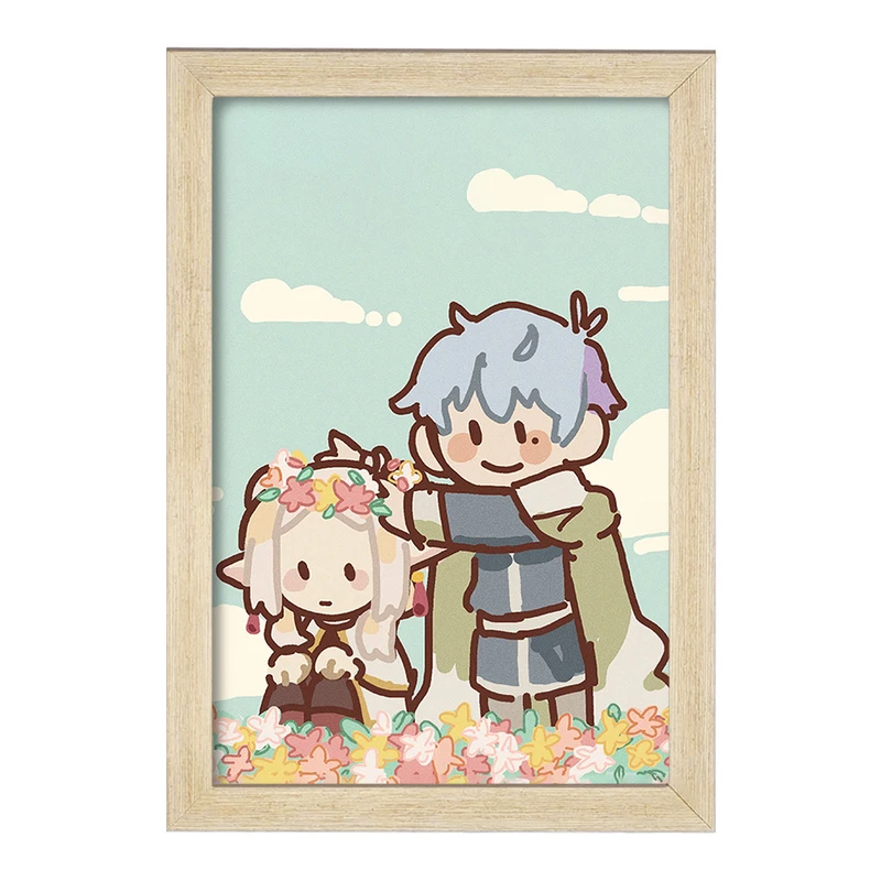 تابلو خندالو مدل فریرن و هیمل انیمه فریرن کد 33844