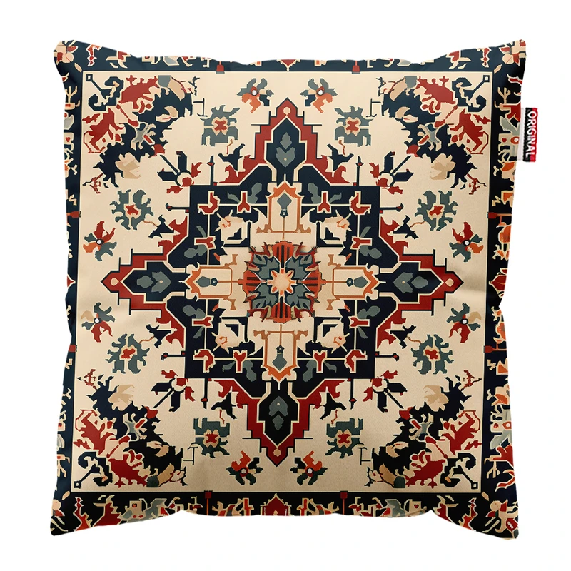 کوسن پاد آفرین مدل فرش و گلیم کد 17 سایز 40*40 سانتی متر