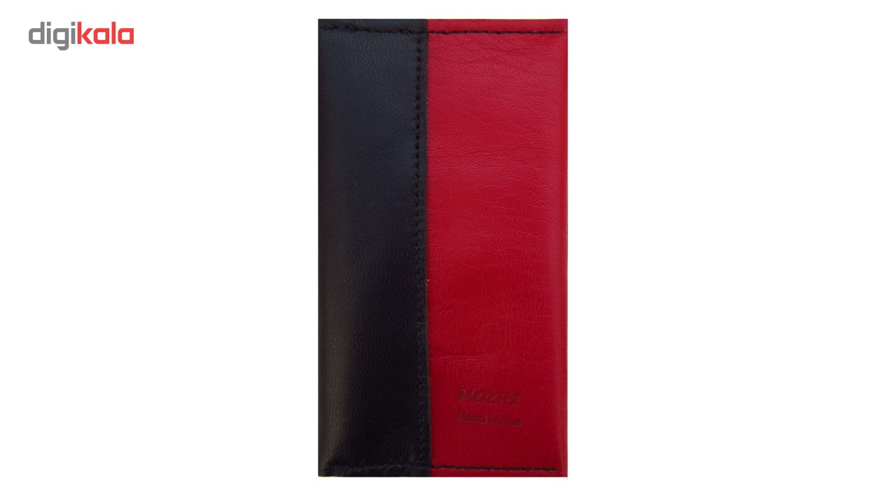 کیف پول چرم دستدوز مژی مدل T1-7
