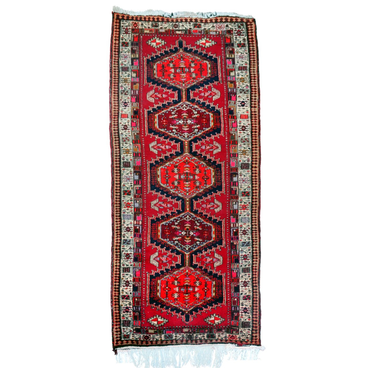 فرش کناره دستبافت قدیمی گالری سلام کد1005