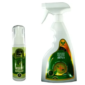لوسیون دافع حشرات مدل Petro-C همراه اسپری حشره کش گیاهی مدل RTU