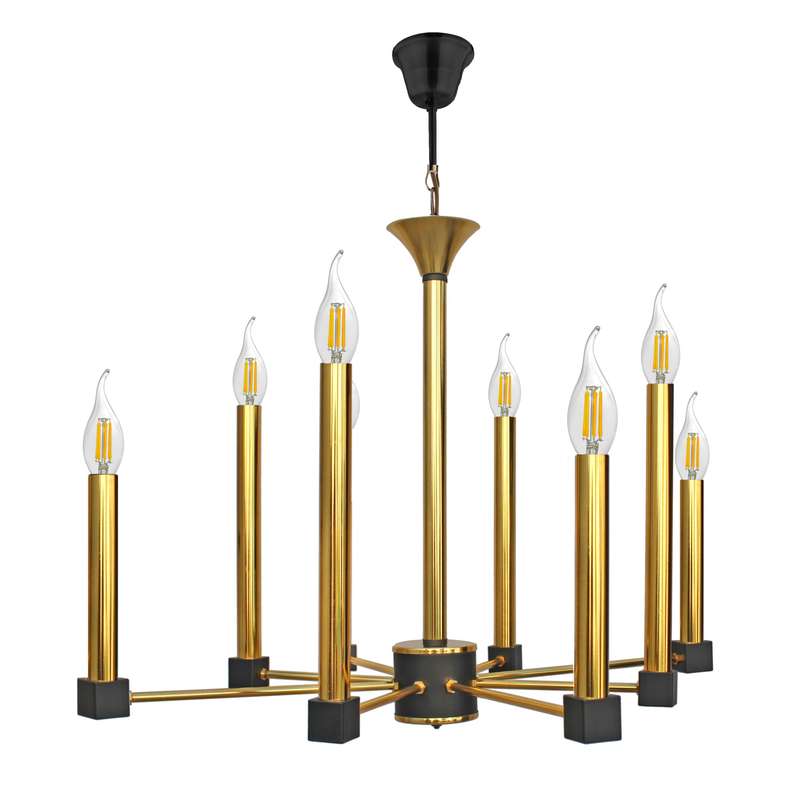 لوستر 12 شعله مدل سناتور 