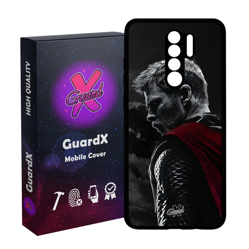 کاور گارد ایکس طرح Thor مدل Glass10417 مناسب برای گوشی موبایل شیائومی Redmi 9/Redmi 9 Prime/Poco M2