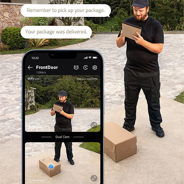 درب باز کن هوشمند یوفی مدل  Battery Doorbell 2K Set