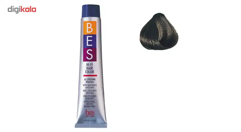 رنگ موی بس سری Ash مدل Light Ash Brown شماره 5.1