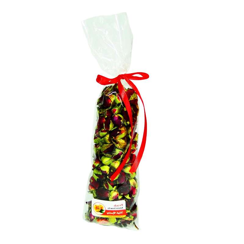 غنچه گل رز خشک معطر مدل Red Rose