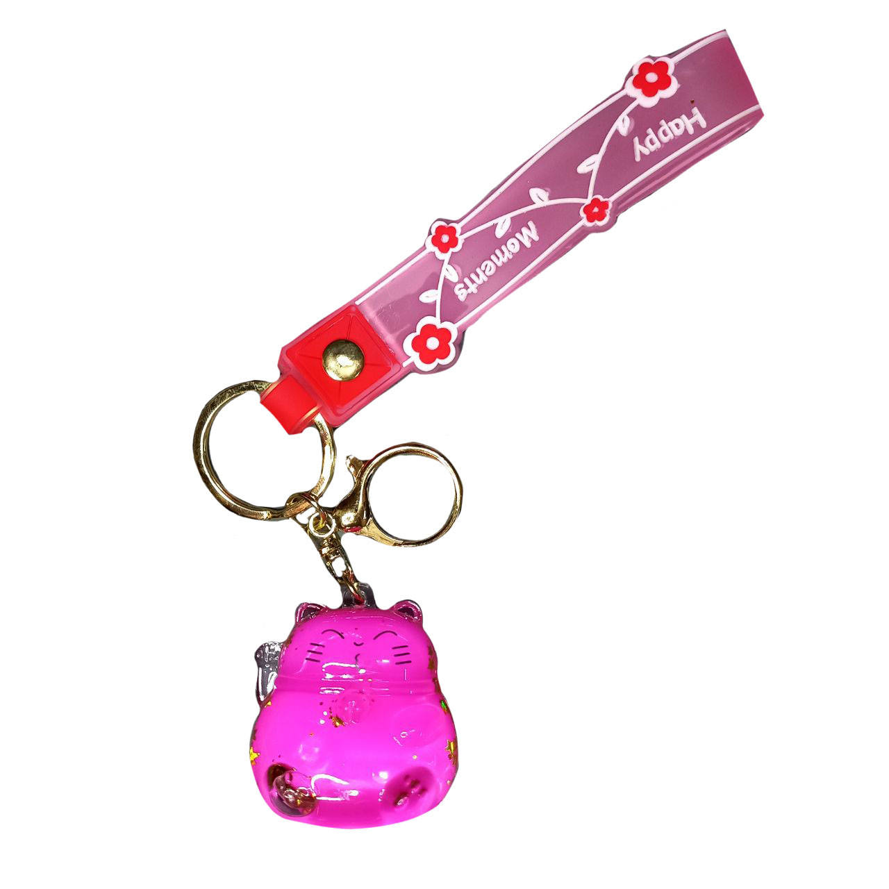 جاکلیدی دخترانه مدل آکواریومی طرح گربه کد 01