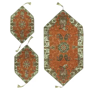 ست سه تکه رومیزی ترمه مدل TT5