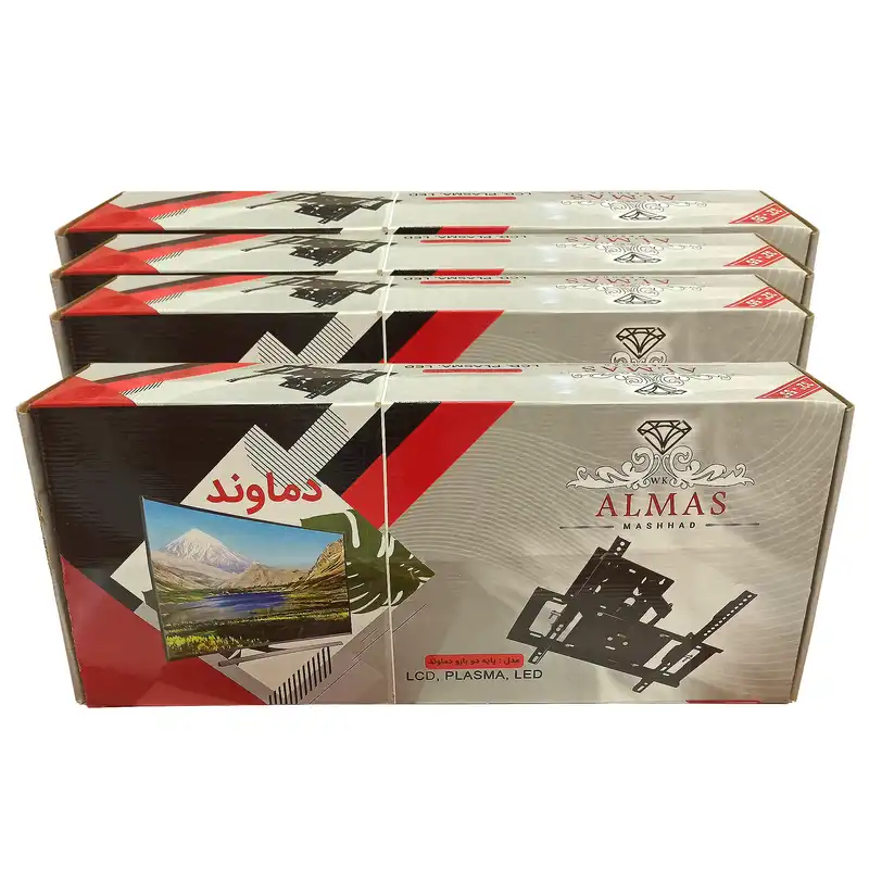 پایه دیواری تلویزیون الماس مشهد مدل دماوند مناسب برای تلویزیون های 32 تا 55 اینچ