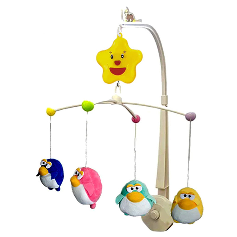 آویز تخت کودک مدل موزیکال polishi Happy Shaking Bell angery beards