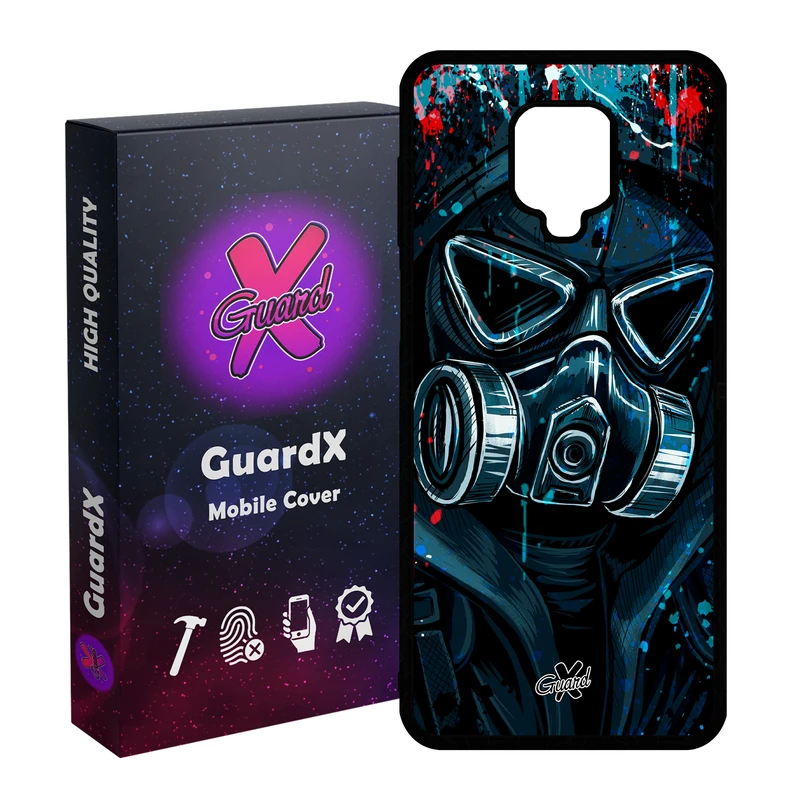 کاور گارد ایکس طرح Mask مدل Glass10170 مناسب برای گوشی موبایل شیائومی Redmi Note 9S / Note 9 Pro / Note 9 Pro Max