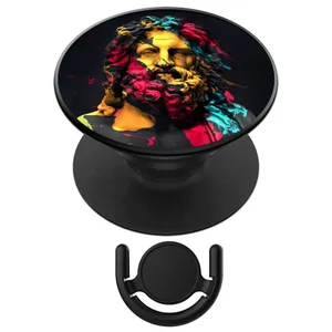 پایه نگه دارنده گوشی موبایل پاپ سوکت آکام مدل APSC02081 به همراه پاپ کلیپ
