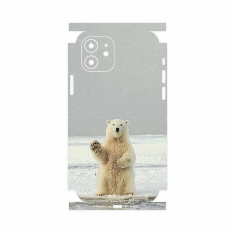 برچسب پوششی ماهوت مدل Polar bear-FullSkin مناسب برای گوشی موبایل اپل iPhone 12