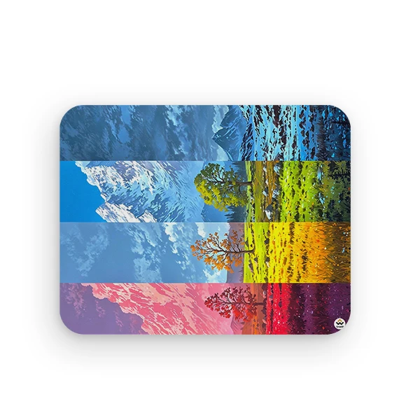 ماوس پد شادیت مدل چهار فصل کد 242 سایز 19*24 سانتی متر