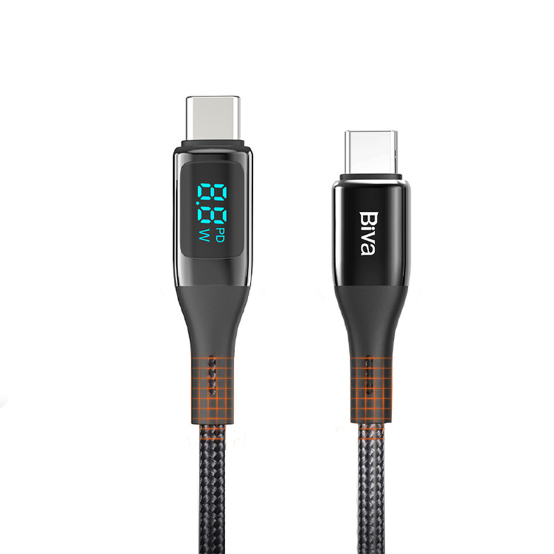 کابل تبدیل USB-C  بیوا مدل C-24CC طول 1.2 متر