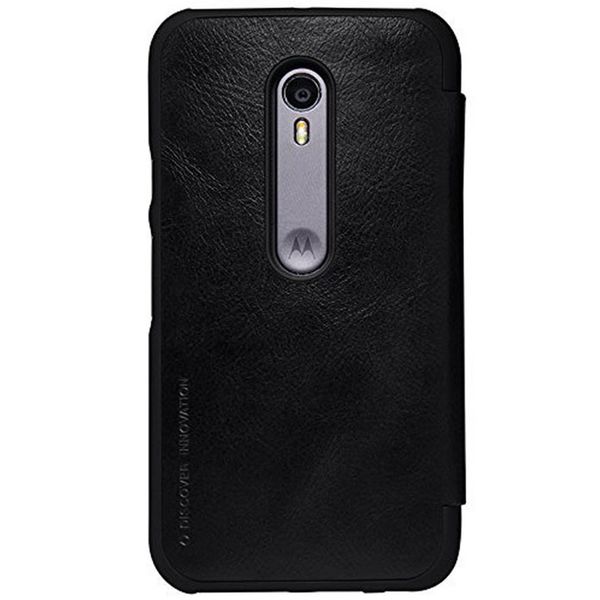 کیف کلاسوری چرمی نیلکین مدل Qin مناسب برای گوشی موبایل موتورولا Moto G3 کیف کلاسوری چرمی نیلکین مدل Qin مناسب برای گوشی موبایل موتورولا Moto G3