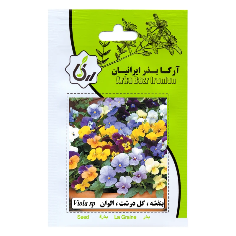 بذر بنفشه گل درشت الوان آرکا بذر ایرانیان مدل C45