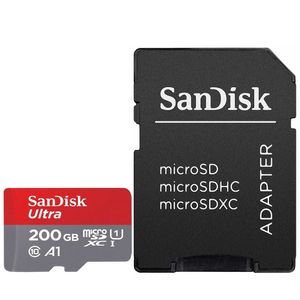 نقد و بررسی کارت حافظه microSDXC سن دیسک مدل Ultra کلاس 10 و A1 استاندارد UHS-I U1 سرعت 100MBps 667X همراه با آداپتور SD ظرفیت 200 گیگابایت توسط خریداران
