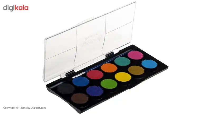 آبرنگ 12 رنگ آریا کد 2-5009