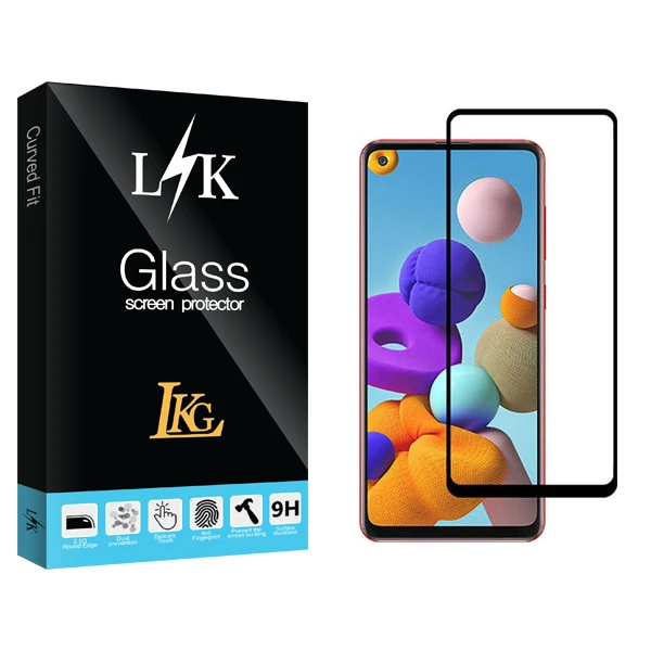 محافظ صفحه نمایش مات ال کا جی مدل LK Glass مناسب برای گوشی موبایل سامسونگ Galaxy A21s