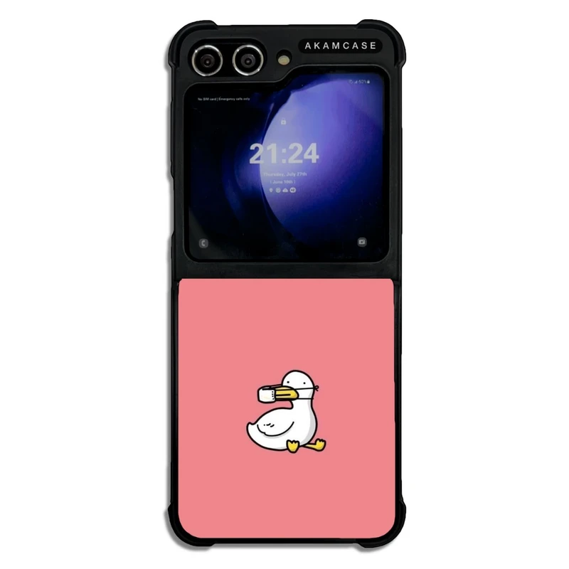 کاور آکام مدل AMC-WSGZFLIP5-DUCKS8 مناسب برای گوشی موبایل سامسونگ Galaxy Z Flip 5