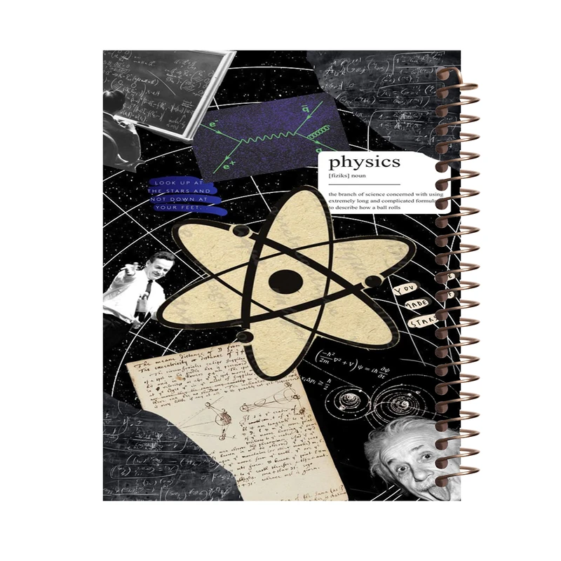 دفتر مشق 60 برگ طرح فیزیک کد M465