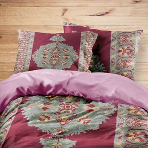 سرویس روتختی مدوپد طرح قالیچه بیجار مدرن ترنجی مدل C-bijar-M70 یک نفره 4 تکه