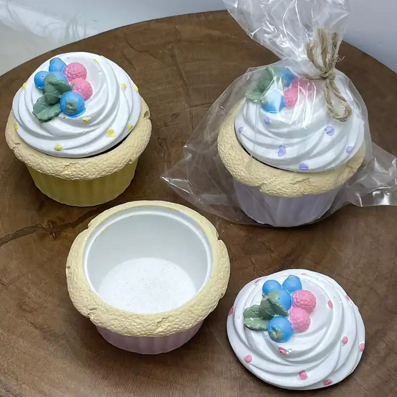 جعبه جواهرات طرح کاپ کیک کد 03