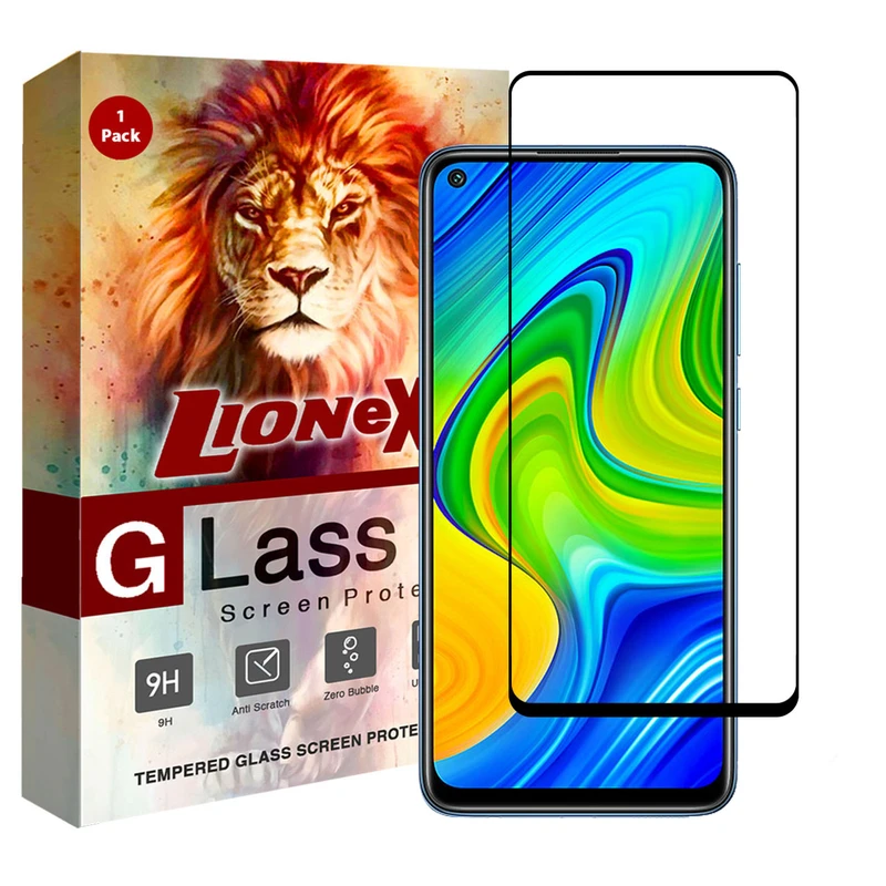  محافظ صفحه نمایش لایونکس مدل FUL-L مناسب برای گوشی موبایل شیائومی Redmi Note 9