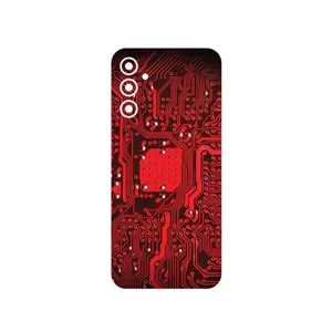 MAHOOT Red_Printed_Circuit_Board Cover Sticker for Samsung Galaxy A14