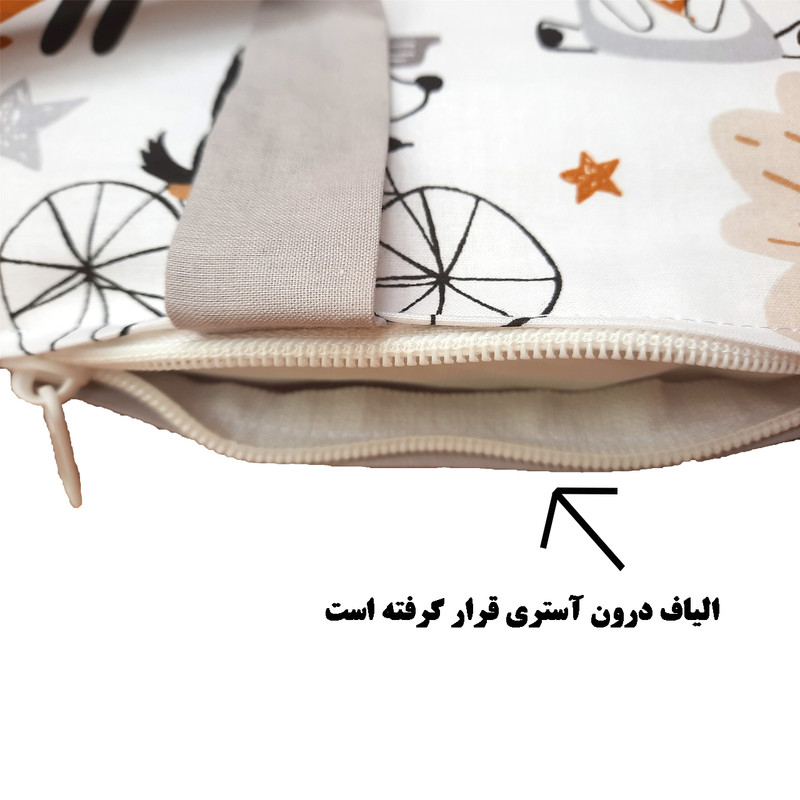 سرویس خواب 3 تکه نوزاد طرح شیر سرویس خواب 3 تکه نوزاد طرح شیر