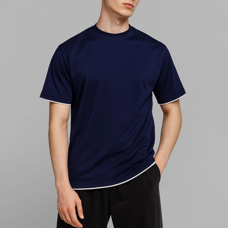 تی شرت آستین کوتاه مردانه رانژ مدل  25RA05D19M-2708-01