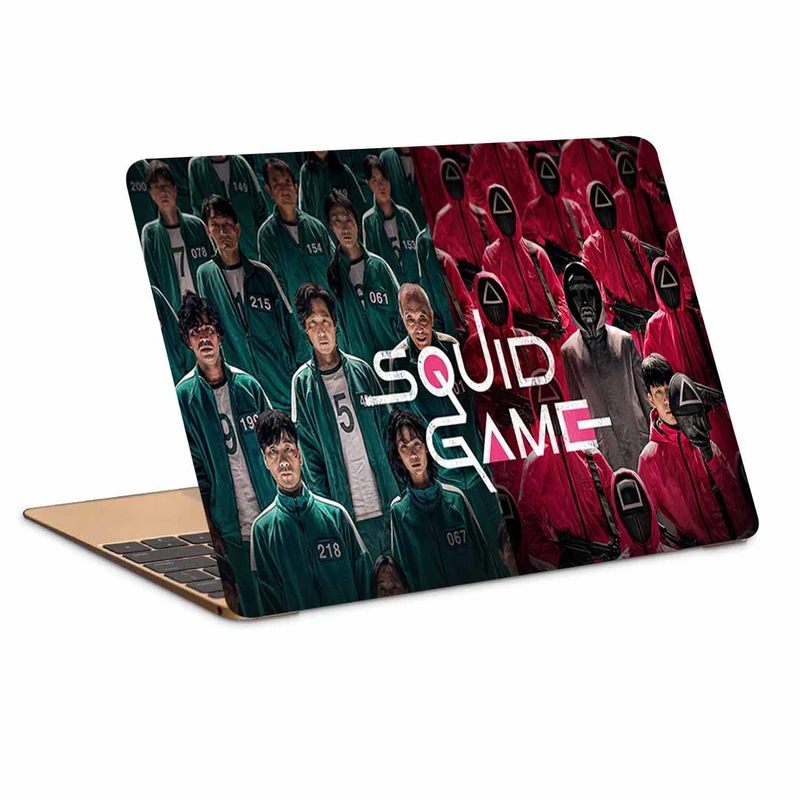 استیکر لپ تاپ طرح Squid Game کد N-609 مناسب برای لپ تاپ 15.6 اینچ