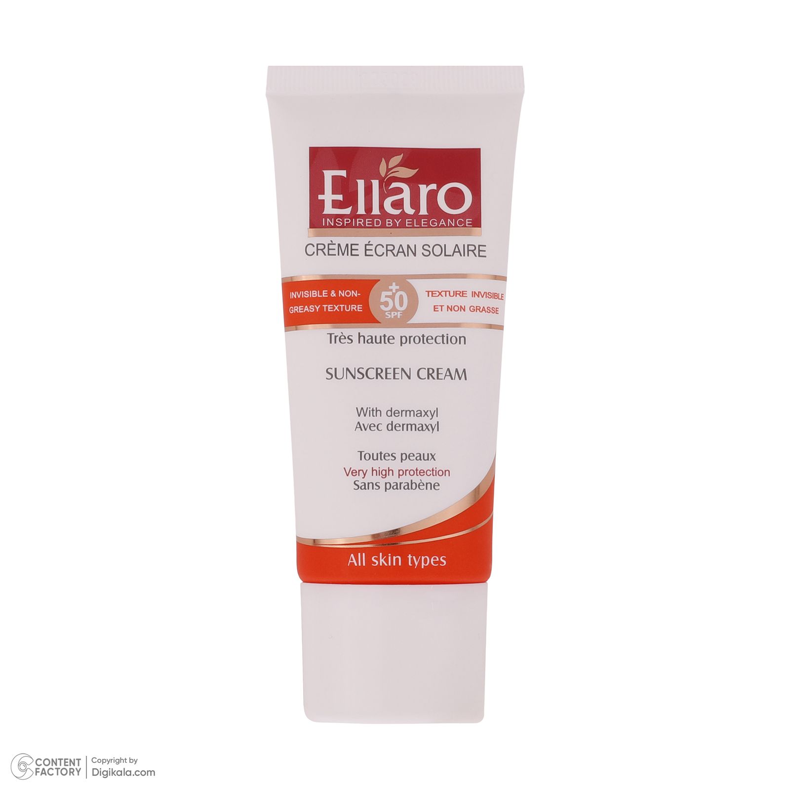ضدآفتاب بی‌رنگ الارو مدل +SPF50 مناسب انواع پوست، حجم 50 میلی‌لیتر -  - 12